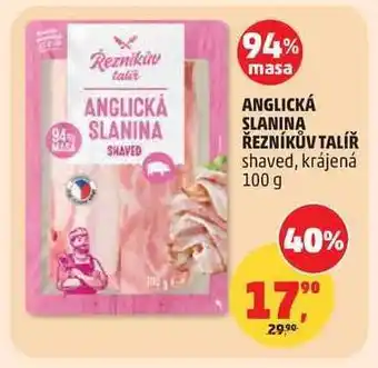 Penny Market ANGLICKÁ SLANINA ŘEZNÍKŮV TALÍŘ nabídka