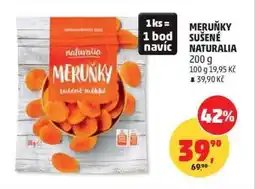 Penny Market MERUŇKY SUŠENÉ NATURALIA nabídka