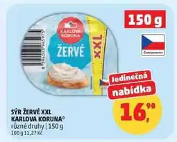 Penny Market Sýr Žervé XXL Karlova Koruna nabídka