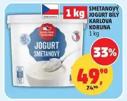 Penny Market SMETANOVÝ JOGURT BÍLÝ KARLOVA KORUNA nabídka