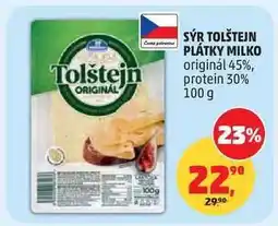 Penny Market Sýr Tolštejn plátky Milko nabídka