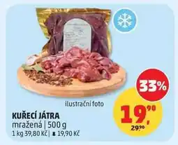 Penny Market KUŘECÍ JÁTRA mražená nabídka