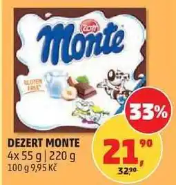 Penny Market Dezert Monte nabídka