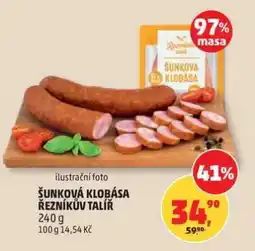 Penny Market ŠUNKOVÁ KLOBÁSA ŘEZNÍKŮV TALÍŘ nabídka
