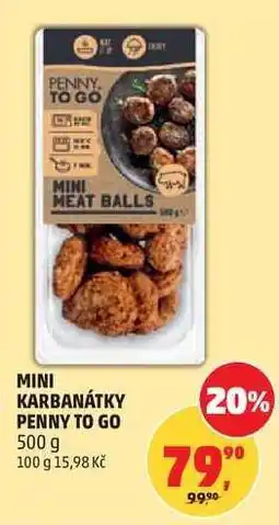 Penny Market Mini karbanátky Penny To Go nabídka