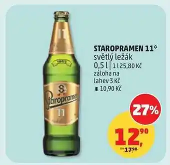 Penny Market Staropramen 11 světlý ležák nabídka