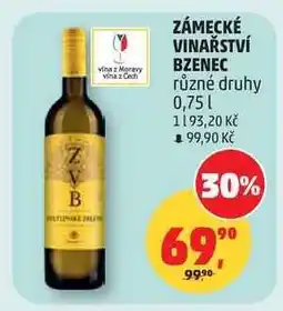 Penny Market Zámecké vinařství Bzenec nabídka