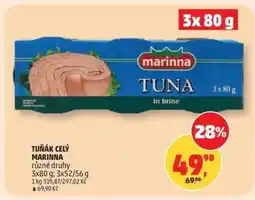 Penny Market TUŇÁK CELÝ MARINNA nabídka