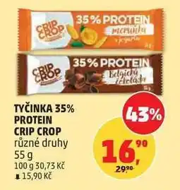 Penny Market TYČINKA 35% PROTEIN CRIP CROP nabídka