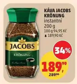 Penny Market Káva Jacobs Krönung instantní 200 g nabídka