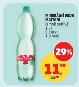 Penny Market MINERÁLNÍ VODA MATTONI nabídka