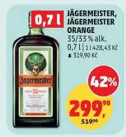 Penny Market Jägermeister, Jägermeister Orange nabídka