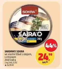Penny Market Sardinky Sokra nabídka