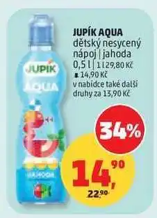 Penny Market JUPÍK AQUA dětský nesycený nápoj jahoda 0,5 l nabídka
