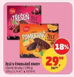 Penny Market ŽELÉ V ČOKOLÁDĚ ENJOY nabídka