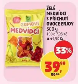 Penny Market Želé medvídci s příchutí ovoce Enjoy nabídka