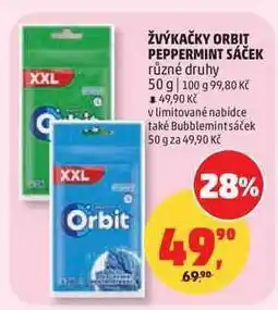 Penny Market Žvýkačky Orbit Peppermint Sáček nabídka