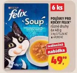 Penny Market POLÉVKY PRO KOČKY FELIX nabídka