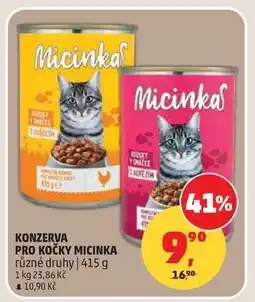 Penny Market KONZERVA PRO KOČKY MICINKA nabídka