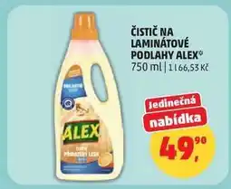 Penny Market Čistič na laminátové podlahy Alex nabídka