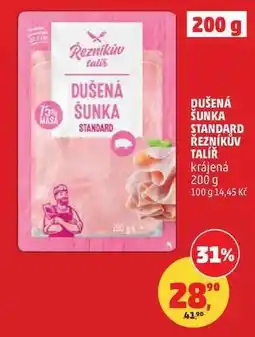 Penny Market DUŠENÁ ŠUNKA STANDARD ŘEZNÍKŮV TALÍŘ nabídka