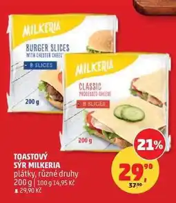 Penny Market TOASTOVÝ SÝR MILKERIA nabídka