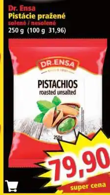 Norma Dr. Ensa Pistácie pražené solené / nesolené nabídka