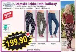Norma Dámské lehké letní kalhoty nabídka