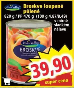 Norma Broskve loupané půlené nabídka