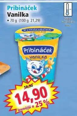 Norma Pribináček vanilka nabídka