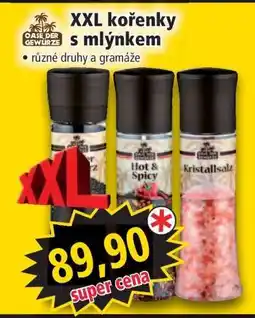 Norma XXL kořenky s mlýnkem nabídka