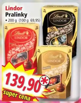 Norma Lindor pralinky nabídka