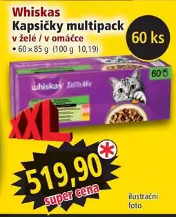 Norma Whiskas Kapsičky multipack nabídka