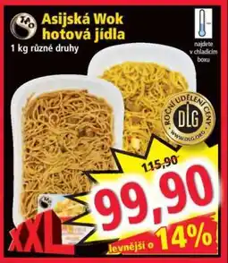 Norma Asijská Wok hotová jídla nabídka