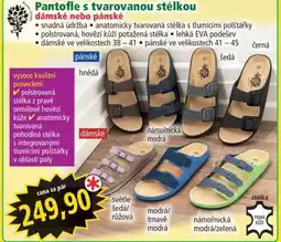 Norma Pantofle s tvarovanou stélkou nabídka