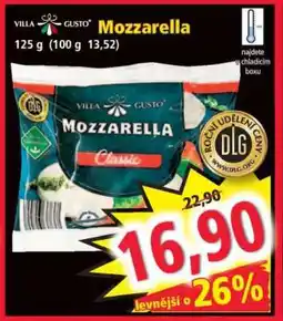 Norma Mozzarella nabídka
