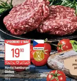 Globus Hovězí hamburger Globus nabídka