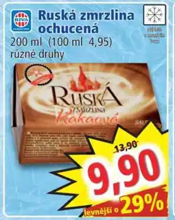 Norma Ruská zmrzlina ochucená nabídka