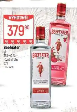 Globus Beefeater nabídka
