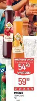 Globus Yo sirup nabídka