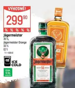 Globus Jägermeister nabídka