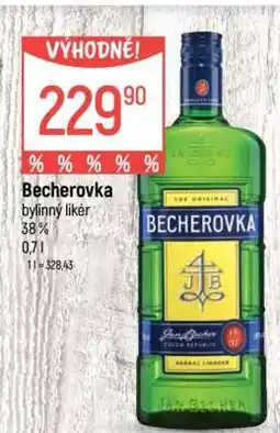 Globus Becherovka nabídka