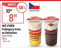 Globus VÁŠ VÝBĚR Pudingový krém se šlehačkou nabídka