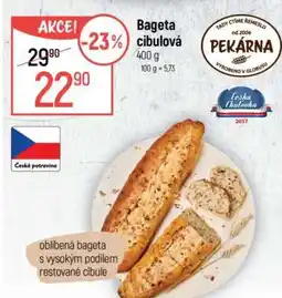 Globus Bageta cibulová nabídka