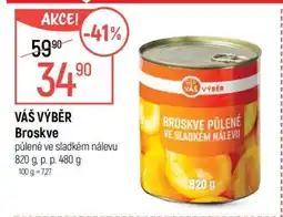 Globus VÁŠ VÝBĚR Broskve nabídka