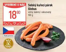 Globus Selský kuřecí párek Globus nabídka