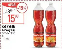 Globus VÁŠ VÝBĚR Ledový čaj broskev, citron nabídka