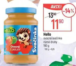 Globus Hello Ovocná svačinka nabídka