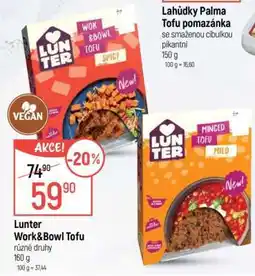 Globus Lunter Work&Bowl Tofu nabídka