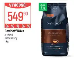 Globus Davidoff Káva nabídka